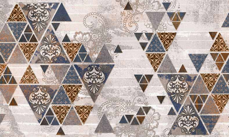 Poster Wallpaper Chinese Deers & Panels & Geometric | 23368