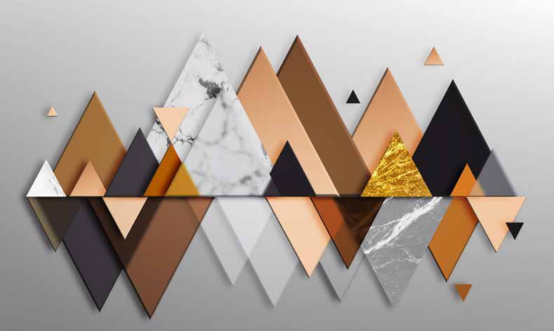 Poster Wallpaper Chinese Deers & Panels & Geometric | 23359