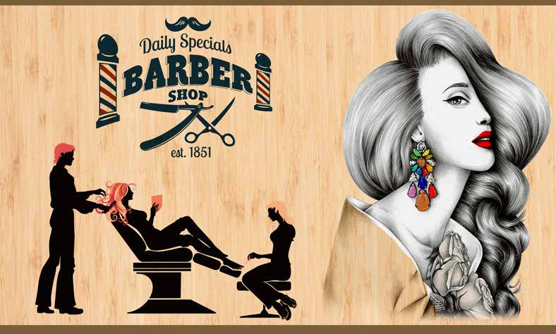 ورق حائط بوستر Salon | 24262