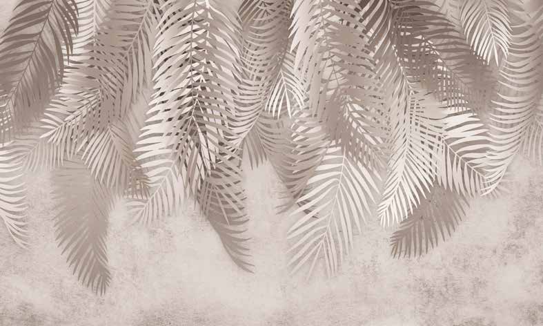 Poster Wallpaper Palm & Feathers | 23005