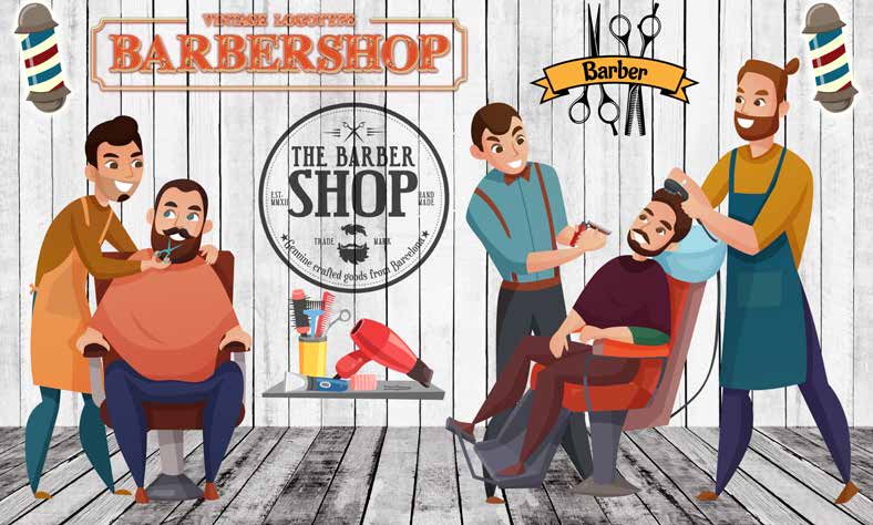 ورق حائط بوستر Salon | 24218