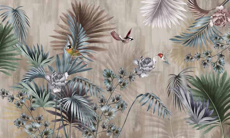 ورق حائط بوستر Tropical | 23158