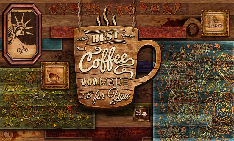 ورق حائط بوستر Restaurant & Cafe | 24174