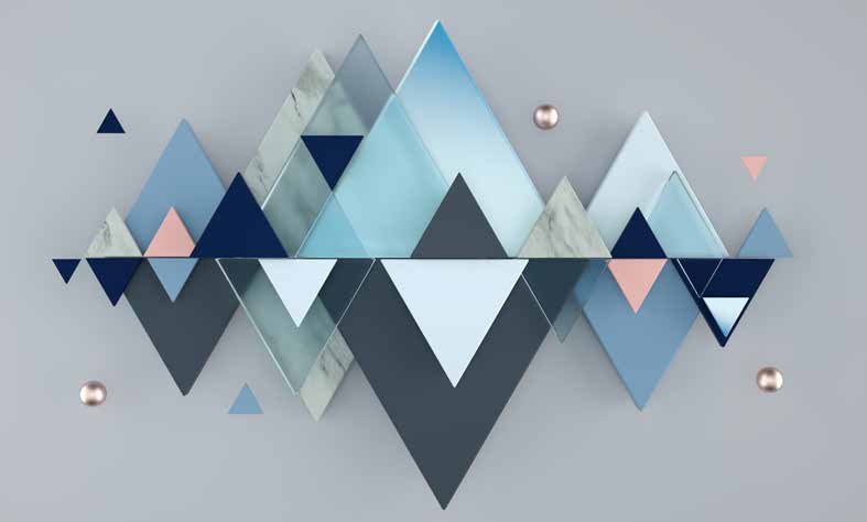 ورق حائط بوستر Chinese Deers & Panels & Geometric | 23363