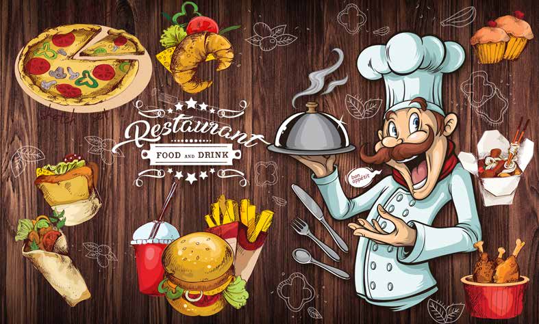 Poster Wallpaper Restaurant & Cafe | 24101