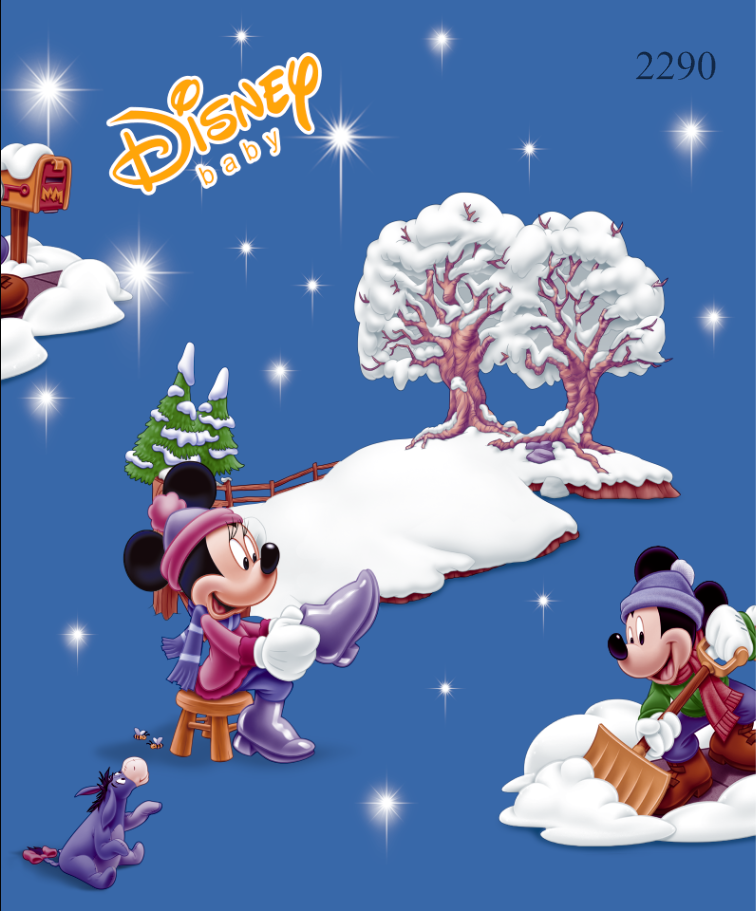 ورق حائط أطفال Oops Club Kids كود 2290