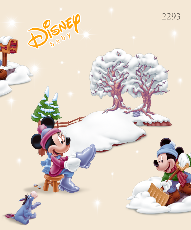 ورق حائط أطفال Oops Club Kids كود 2293