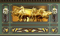 بوستر حائط Chinese Deers & Panels & Geometric 23292