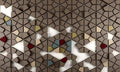 بوستر حائط Chinese Deers & Panels & Geometric 23360