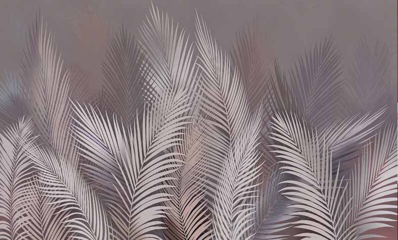 بوستر حائط Palm & Feathers 23019