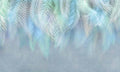 بوستر حائط Palm & Feathers 23012