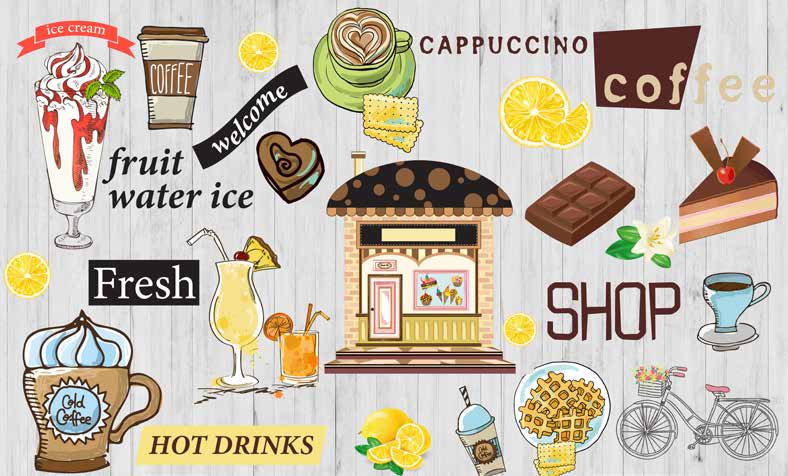 بوستر حائط Restaurant & Cafe 24148