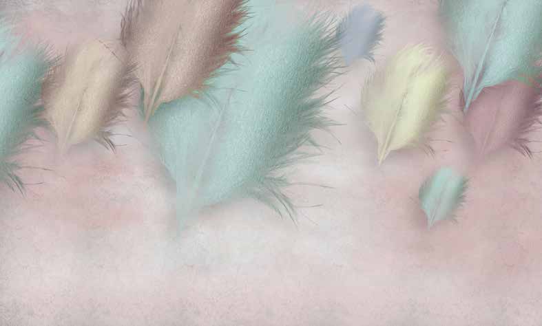 بوستر حائط Palm & Feathers 23094
