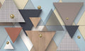 بوستر حائط Chinese Deers & Panels & Geometric 23365