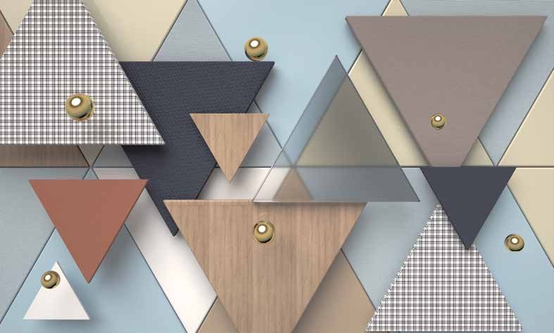 ورق حائط بوستر Chinese Deers & Panels & Geometric | 23365
