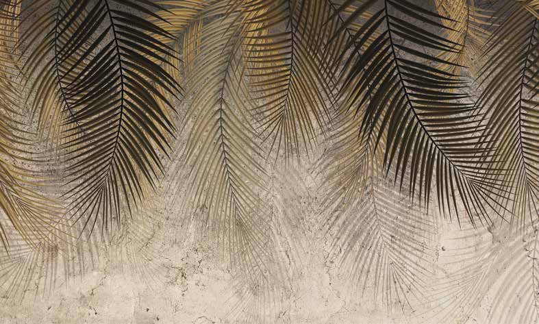 بوستر حائط Palm & Feathers 23006