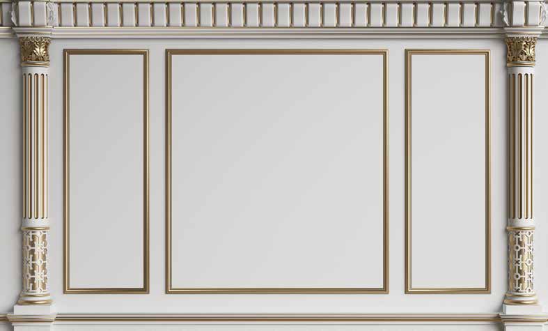 بوستر حائط Chinese Deers & Panels & Geometric 23327