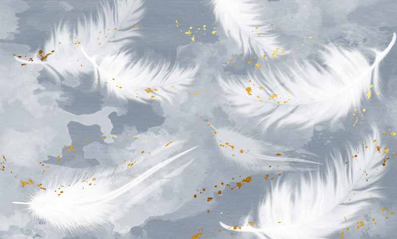 بوستر حائط Palm & Feathers 23057