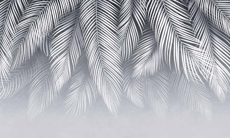 بوستر حائط Palm & Feathers 23016