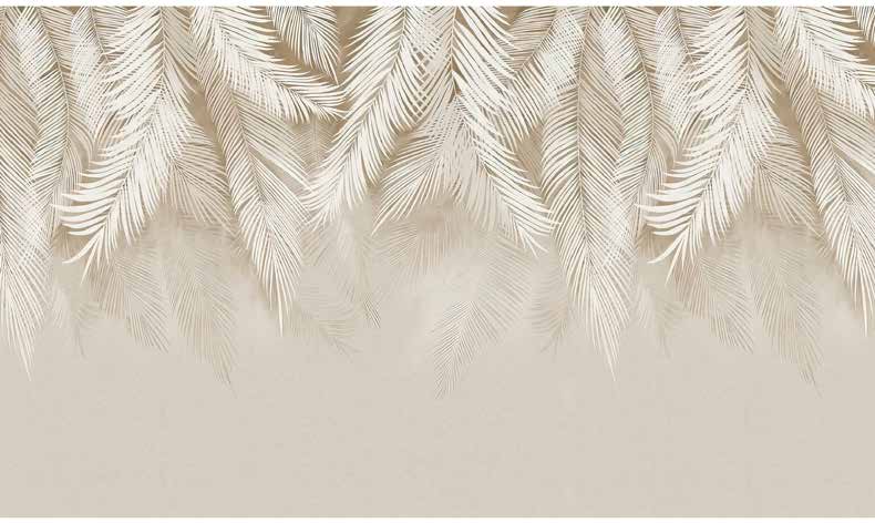 بوستر حائط Palm & Feathers 23032