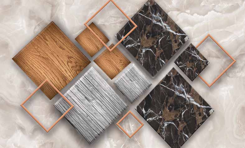 Poster Wallpaper Chinese Deers & Panels & Geometric | 23367
