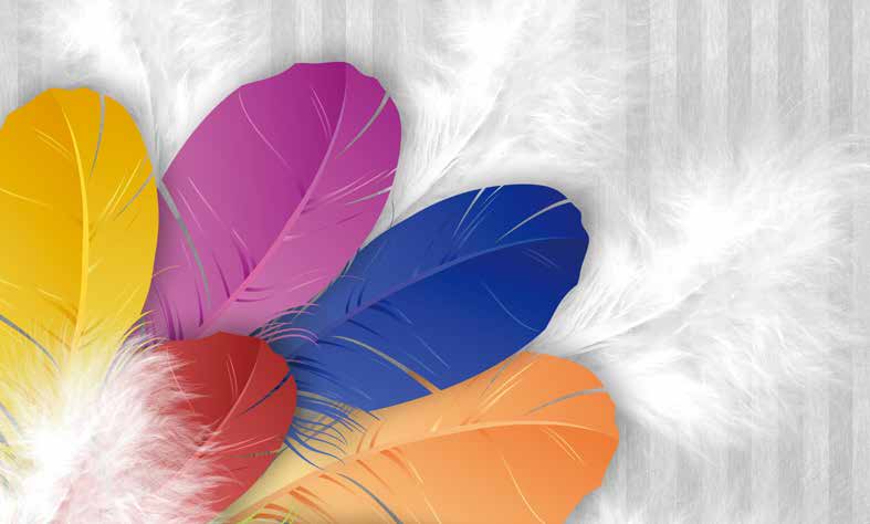 بوستر حائط Palm & Feathers 23047