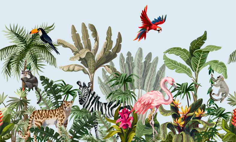 ورق حائط بوستر Tropical | 23153
