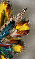 بوستر حائط Palm & Feathers 23039