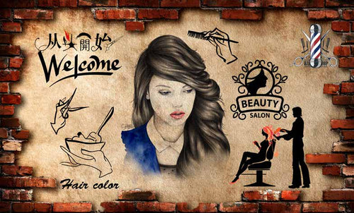 ورق حائط بوستر Salon | 24260